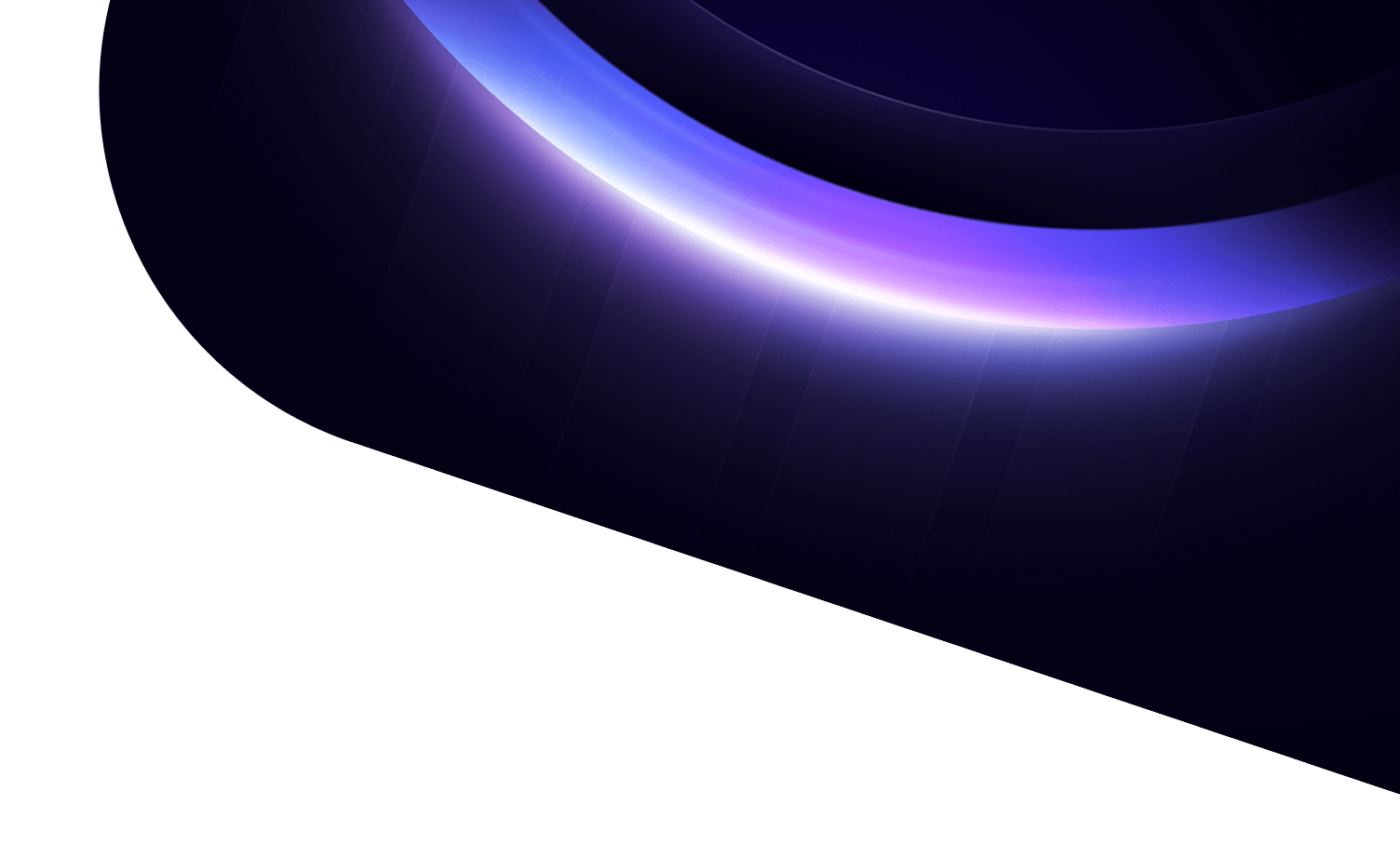 Right arc decorative graphic